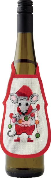 Permin Julebroderier - Mus 10x15cm 3pk